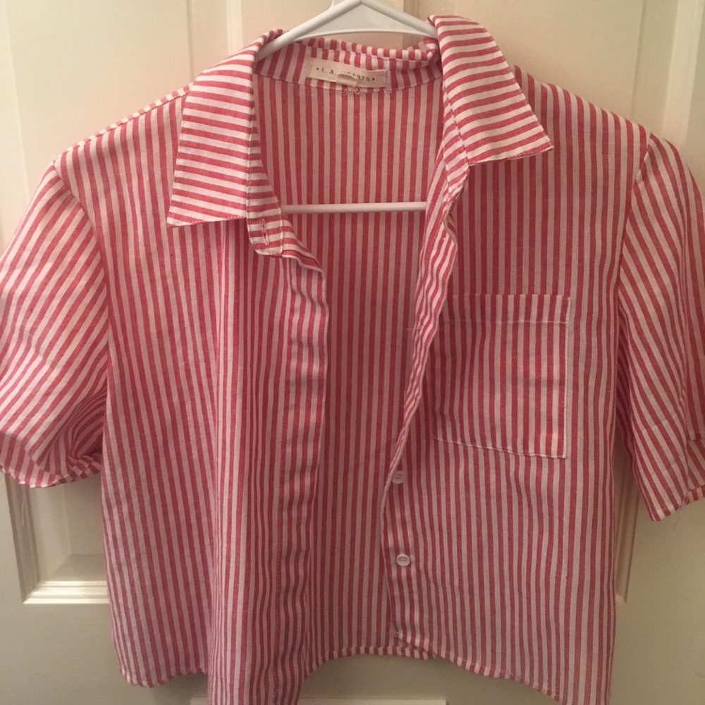 PacSun Cropped Button-down Top